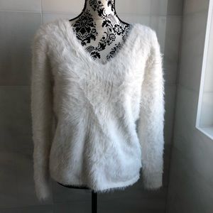 Banana Republic Faux Fur Sweater